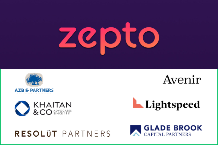 AZB, Khaitan & Co, and Resolut advise Investors in Zepto