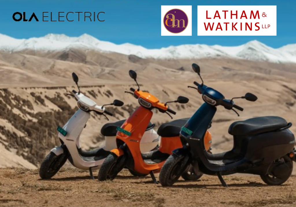 CAM and Latham & Watkins Advise SoftBank-backed Ola Electric Mobility IPO