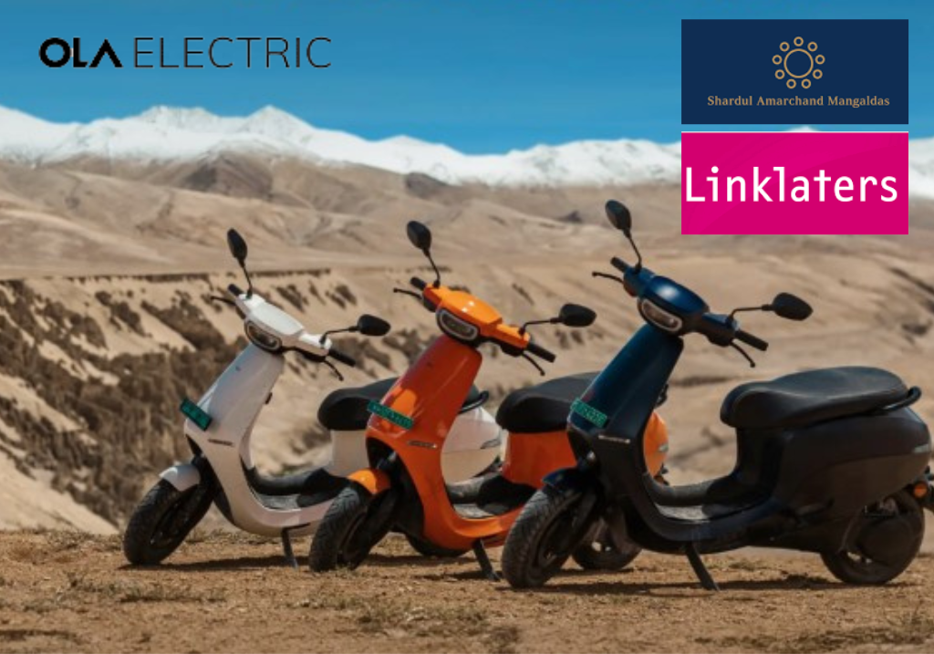 SAM, Linklaters advised bankers in Ola Electric Mobility