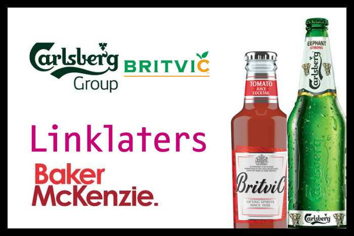 Linklaters and Baker McKenzie act as Legal Advisors for Carlsberg